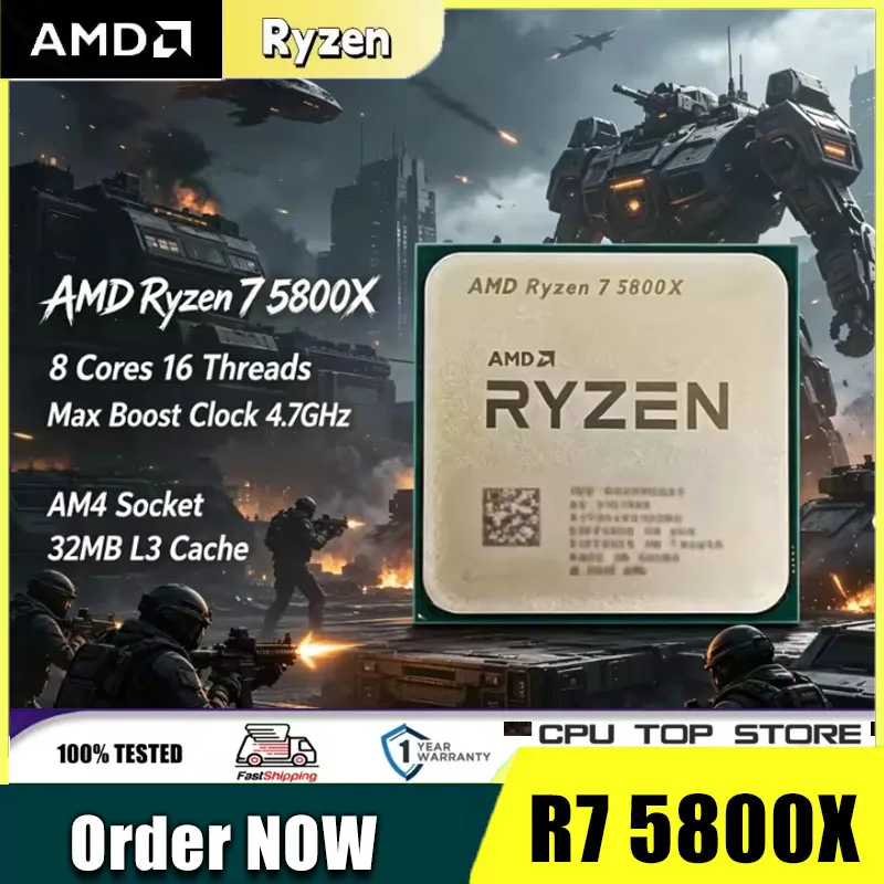 Amd Cpu Ryzen 7 - AMD Ryzen 7 5800X Tray CPU