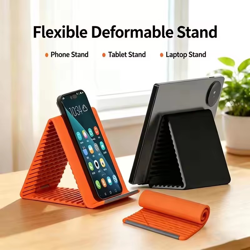 Laptop Ergonomic Accessories - Lazy Portable Phone Stand Silicone Desktop