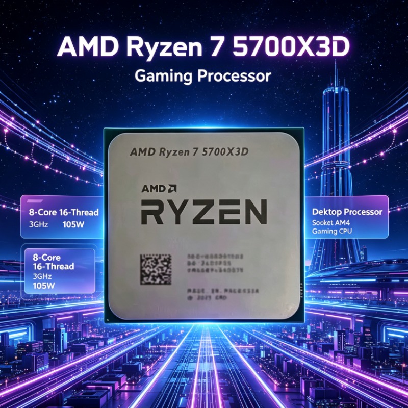Amd Cpu Ryzen 7 - AMD Ryzen 7 5700X3D Desktop CPU