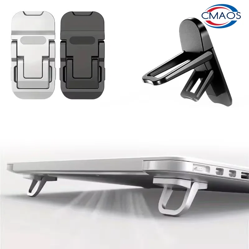 Laptop Stand Riser - 2PCS Mini Foldable Laptop Stand ABS