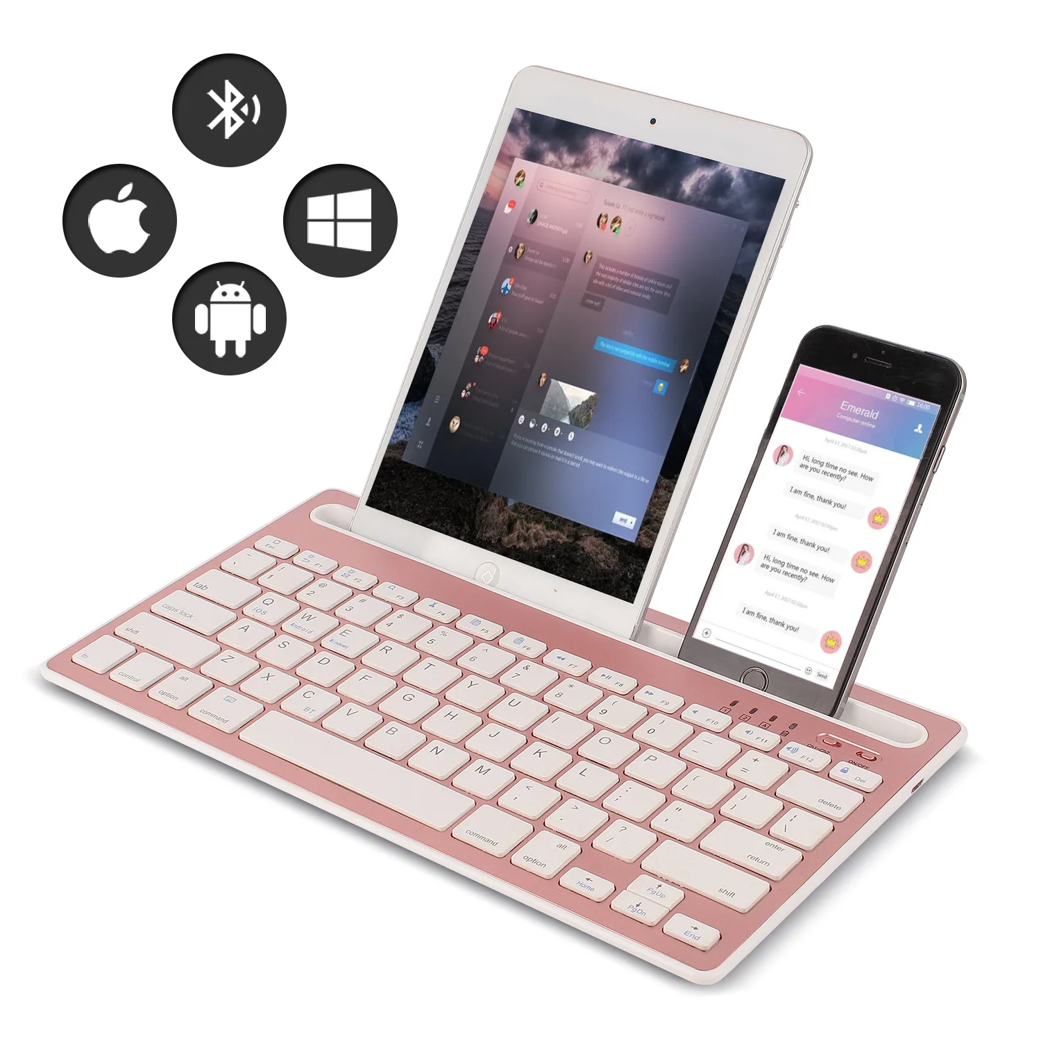 Bluetooth Keyboard Compatible  - đánh giá và giá Laptop Ergonomic Accessories
