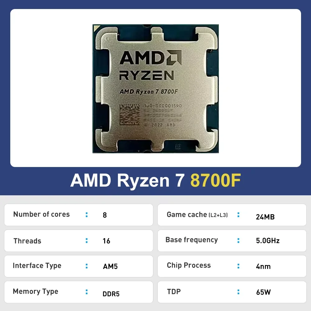 AMD R7 8700F Ryzen 7 8700F CPU - đánh giá và giá Amd Cpu Ryzen 7