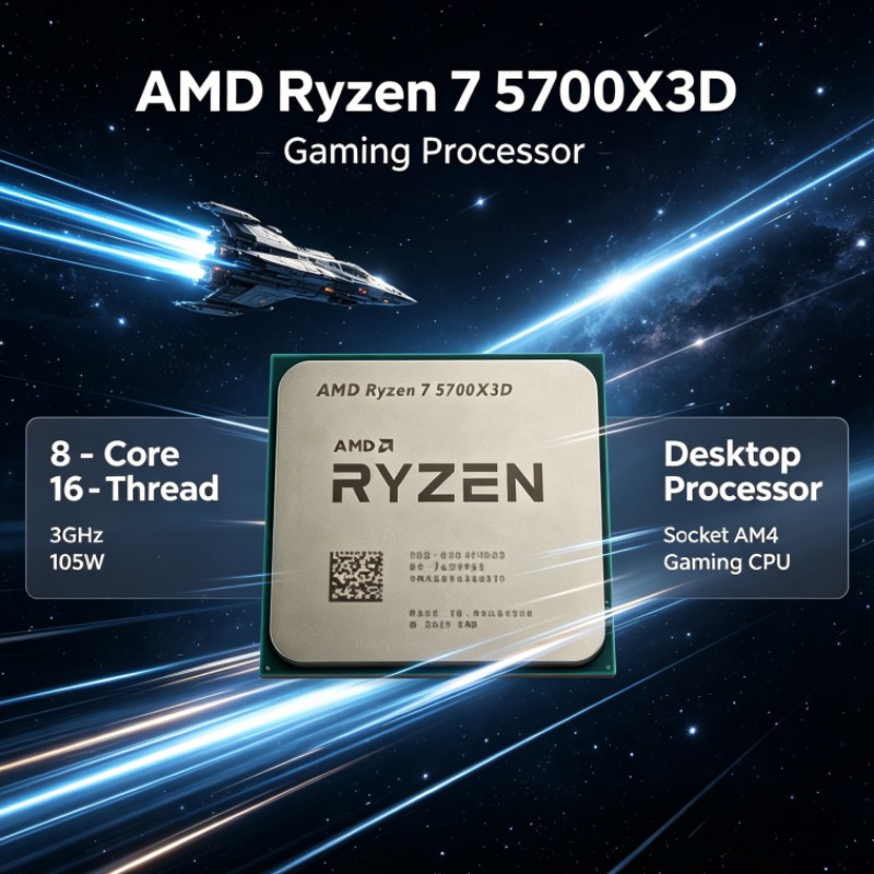 AMD Ryzen 7 5700X3D Desktop CP - đánh giá và giá Amd Cpu Ryzen 7