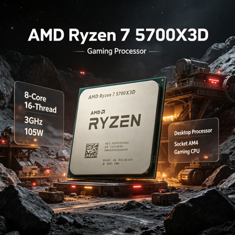 AMD Ryzen 7 5700X3D Desktop CP - đánh giá và giá Amd Cpu Ryzen 7