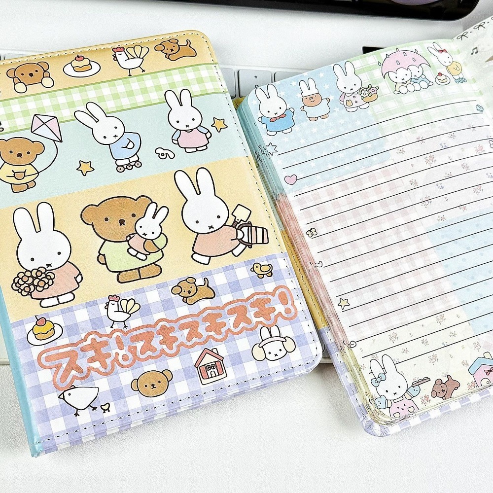 Miffy Rabbit Collage Notebook  - đánh giá và giá Laptop Accessories Cover