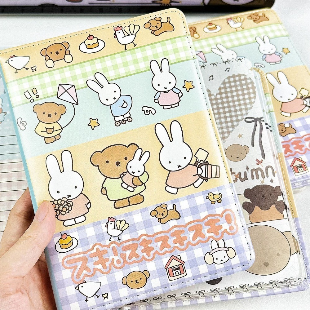 Miffy Rabbit Collage Notebook  - đánh giá và giá Laptop Accessories Cover