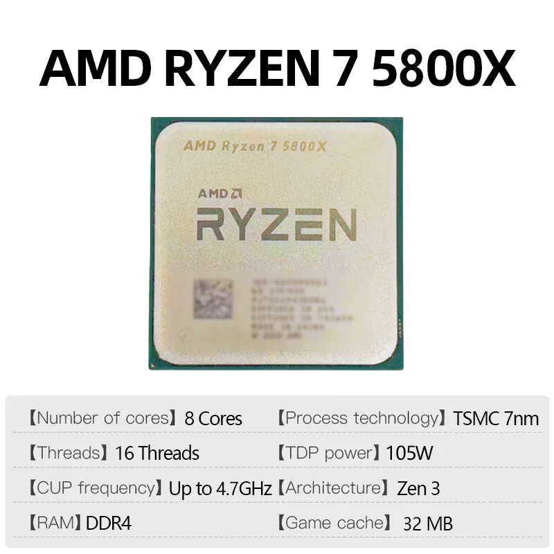AMD Ryzen 7 5800X AMD R7 5800X - đánh giá và giá Amd Cpu Ryzen 7