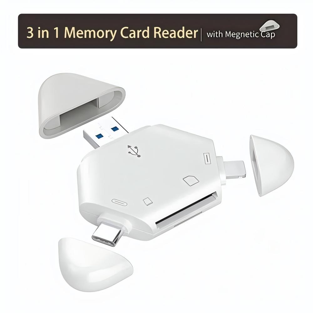 3 In 1 Memory Card Reader With - đánh giá và giá Laptop Ergonomic Accessories