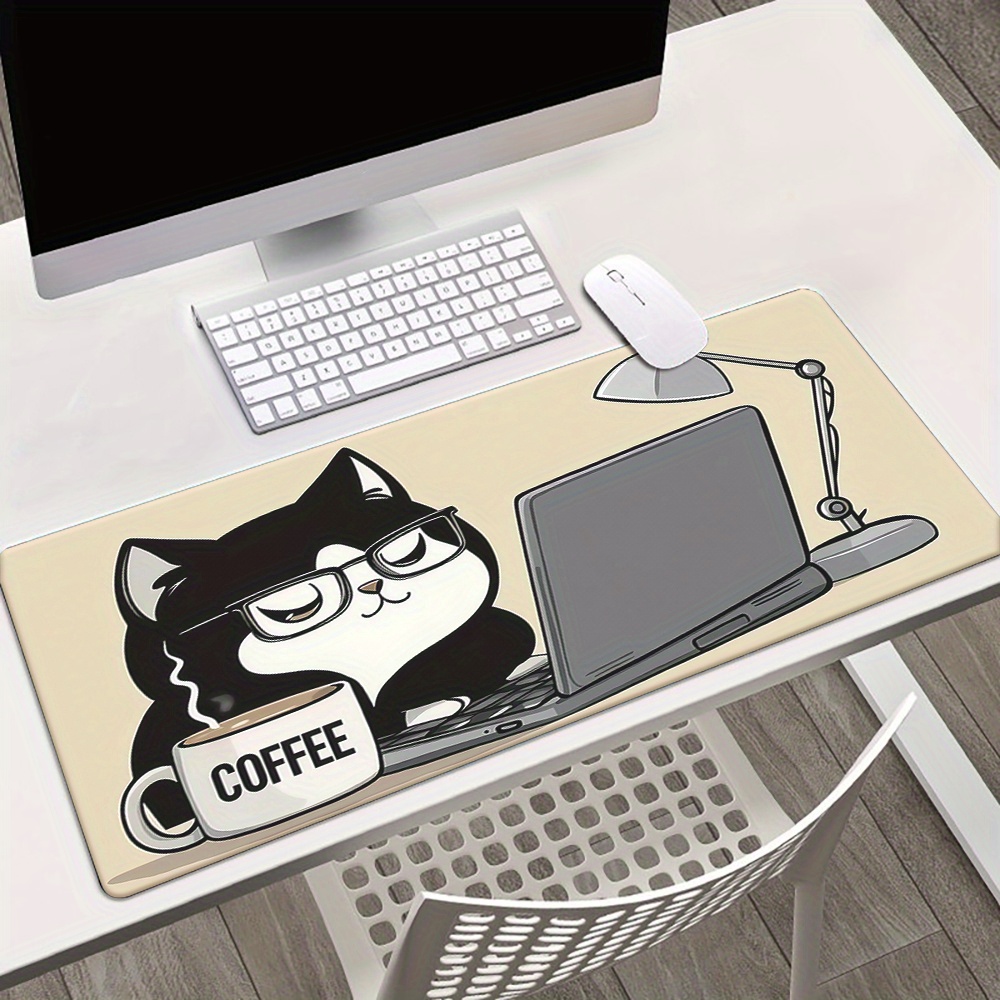 Cute Coffee Cat Working On Lap - đánh giá và giá Laptop Accessories Officeworks