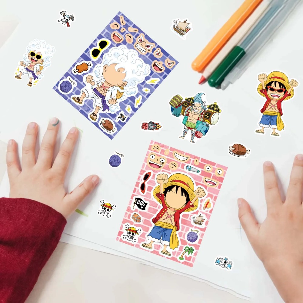 8/16/24Sheets One Piece Luffy  - đánh giá và giá Laptop Accessories Kids