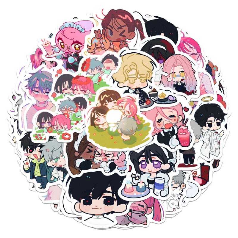 80Pcs/set Cartoon Anime Alien  - đánh giá và giá Laptop Accessories Gifts