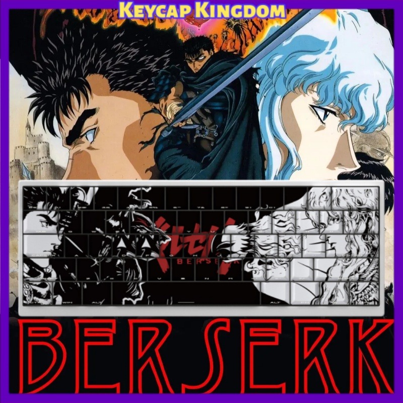 BERSERK Theme Anime Keycap 98  - đánh giá và giá Laptop Accessories Gifts