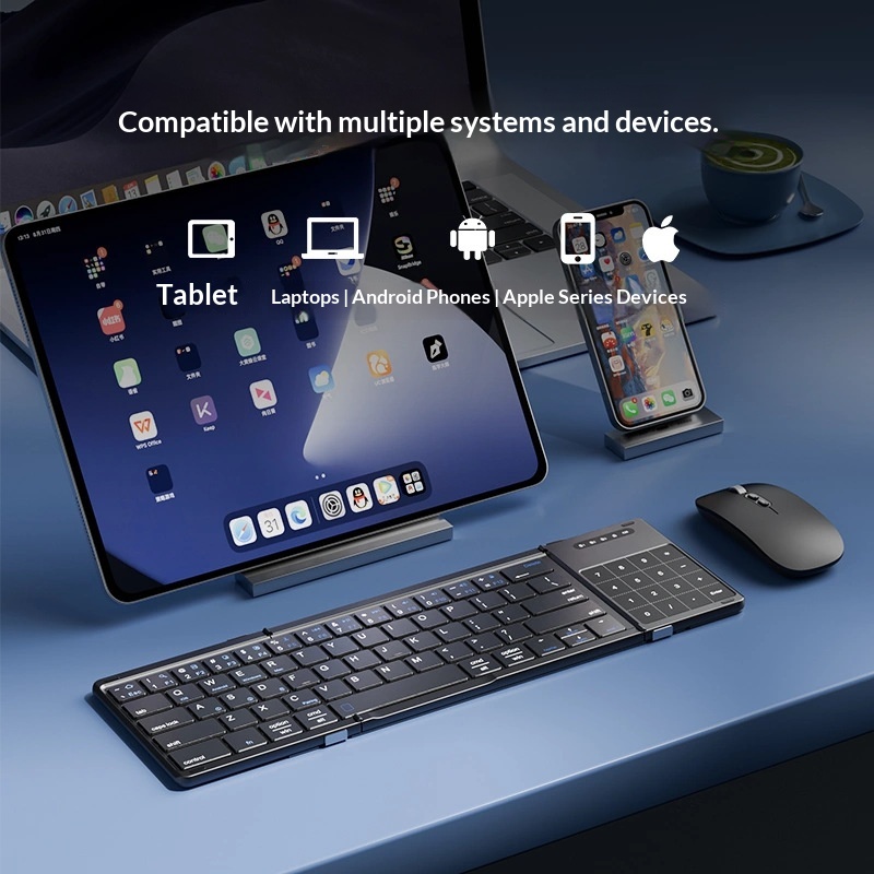 Mengzu Tri Fold Wireless Bluet - đánh giá và giá Laptop Ergonomic Accessories