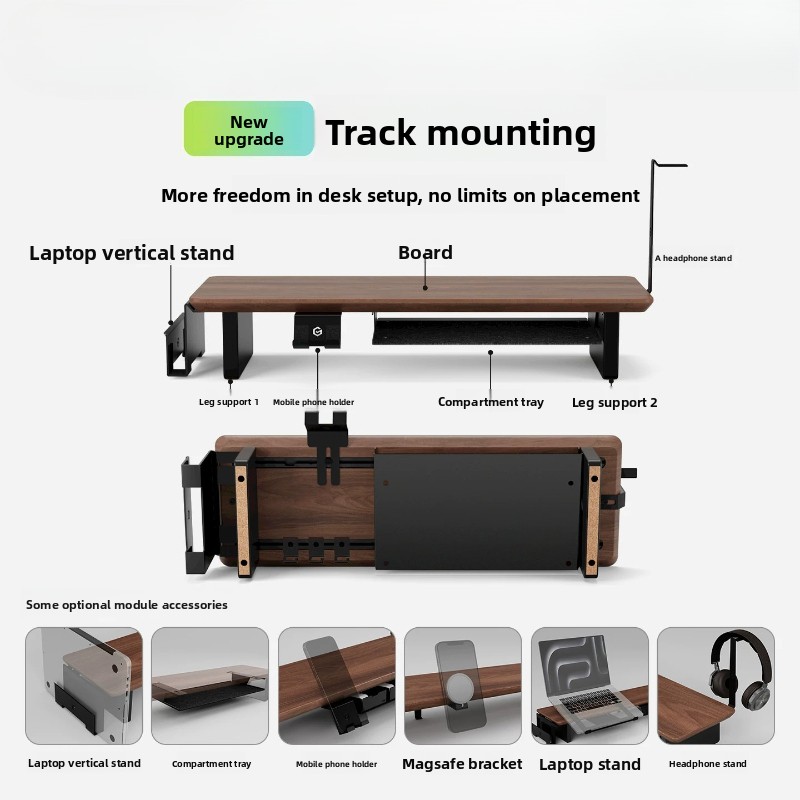 Hot Sale! Walnut Monitor Stand - đánh giá và giá Laptop Stand Riser