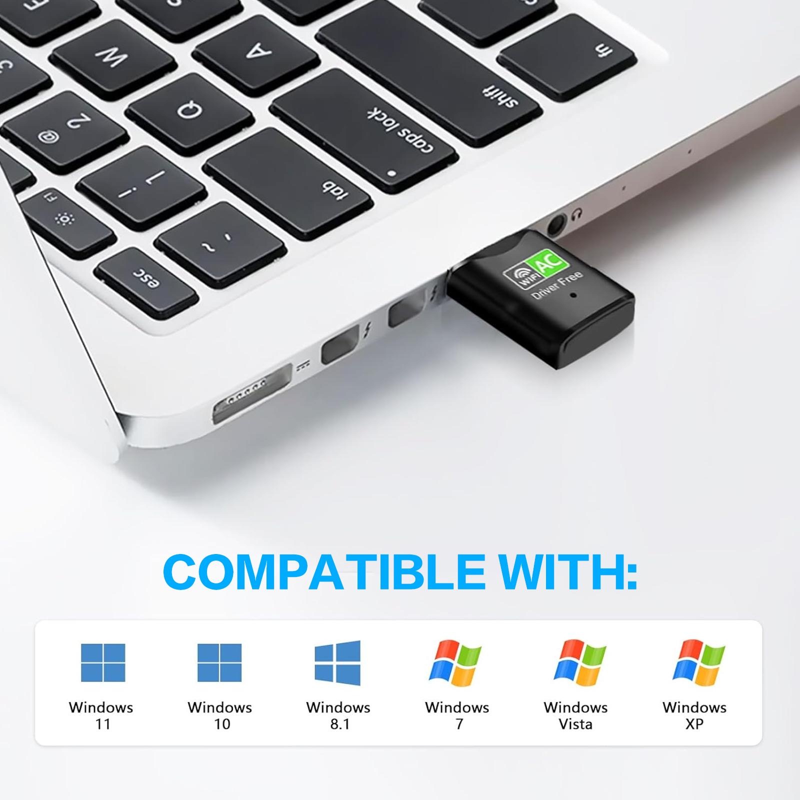 AC600 USB WiFi Adapter, Dual B - đánh giá và giá Laptop Ergonomic Accessories