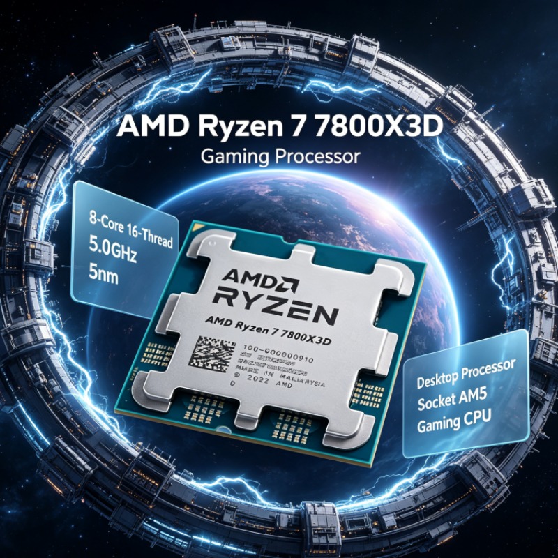 Ryzen 7 7800X3D AMD CPU 100-10 - đánh giá và giá Amd Cpu Ryzen 7